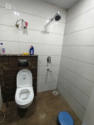 Bathroom in 3 BHK Apartment at Green Valley Residencia, Ghazipur – for Rent
