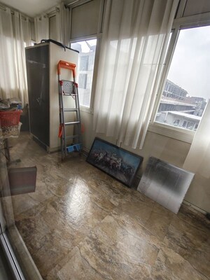 Balcony in 3 BHK Apartment at Green Valley Residencia, Ghazipur – for Rent