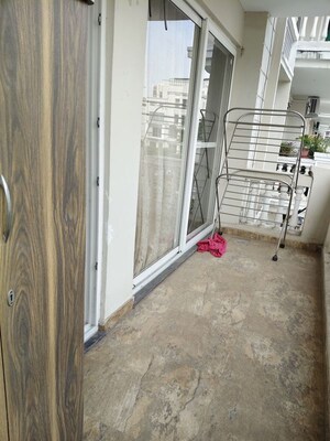 Balcony in 3 BHK Apartment at Green Valley Residencia, Ghazipur – for Rent