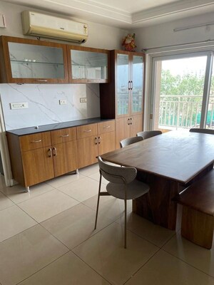 Kitchen in 3 BHK Apartment at Aparna Sarovar, Nallagandla – for Rent