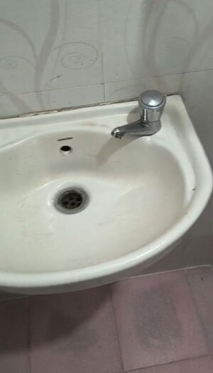 Bathroom in 1 BHK Apartment at Shree Sai Complex, Prabhadevi – for Rent