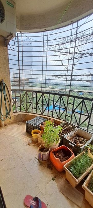 Balcony in 3 BHK Apartment at Riddhi Siddhi Heights, Airoli – for Sale