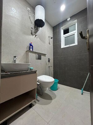 Bathroom in 3 BHK Apartment at Ramgarh Bhudda – for Rent