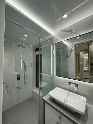 Attached Bathroom in 3 BHK Apartment at Joy Legend, Khar West – for Rent
