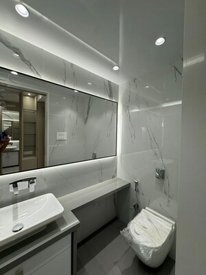 Attached Bathroom in 3 BHK Apartment at Joy Legend, Khar West – for Rent