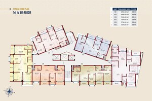Floor Plan in 2 BHK Apartment at Bejai – for Sale