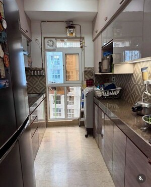 Balcony in 2.5 BHK Apartment at Platinum Life, Andheri West – for Rent