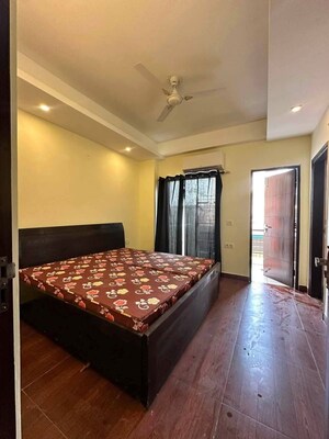 Bedroom in 3 BHK Builder Floor at Sushant Lok I – for Rent
