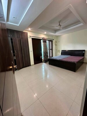 Master Bedroom in 3 BHK Builder Floor at Sushant Lok I – for Rent
