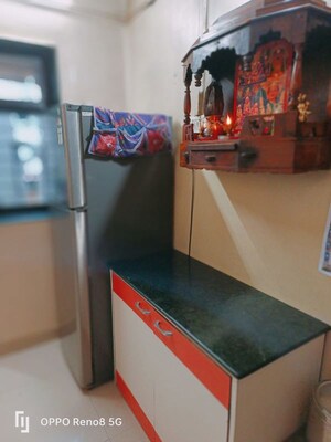 Kitchen in 1 RK Apartment at Madhuri Society, Kalwa – for Sale