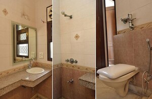 Bathroom in 1 RK Independent House at Sector 14 – for Rent