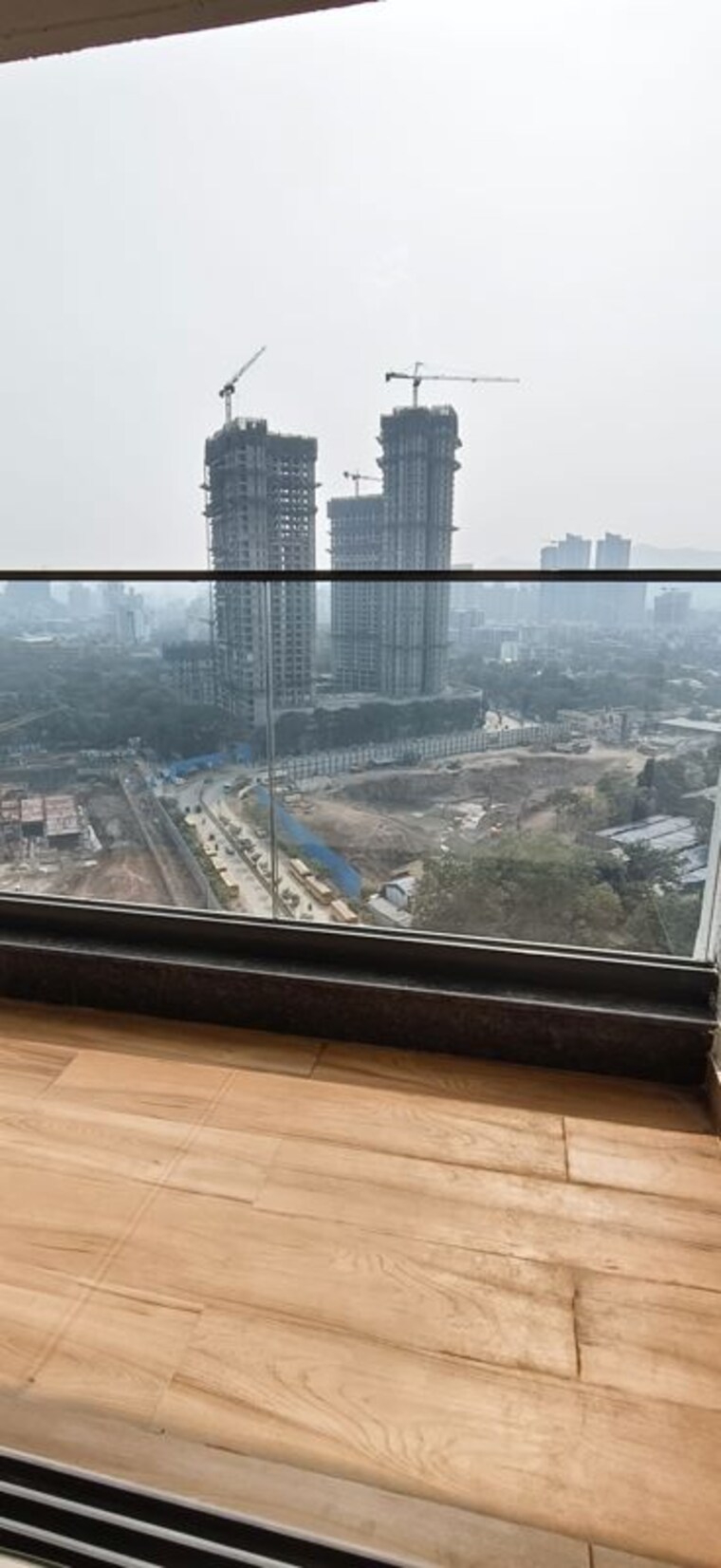 Balcony, raymond-the-invictus-by-gs 3 Bedroom 1150 Sq.Ft. Apartment In Pokhran Road No One Thane 10770733