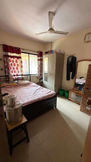 Living Room in 1 BHK Apartment at Rutu Estate, Brahmand – for Rent