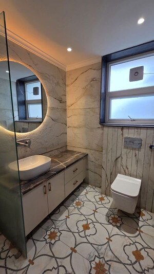 Bathroom in 6 BHK Villa at Aerocity – for Rent