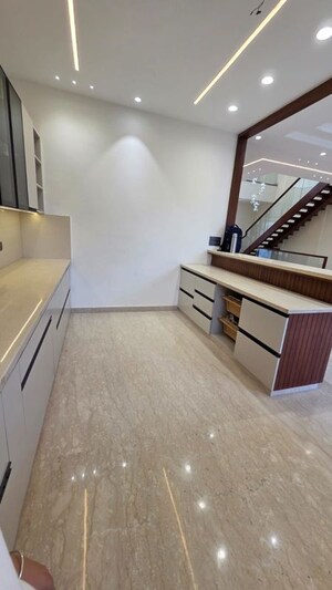 Staircase in 6 BHK Villa at Aerocity – for Rent