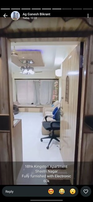 Bathroom in 2 BHK Apartment at Platinum Life, Andheri West – for Rent