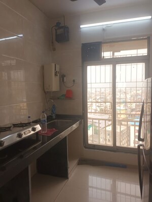 Kitchen in 1 BHK Apartment at Mahavir Heights Ghansoli, Ghansoli – for Rent