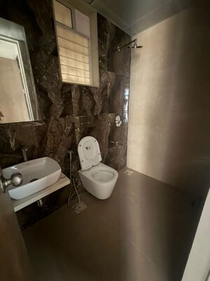 Bathroom in 2 BHK Apartment at Dosti West County, Balkum Pada – for Rent