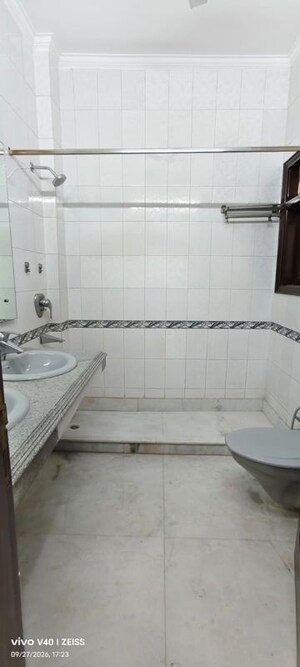 Bathroom in 4 BHK Builder Floor at Greater Kailash I – for Rent