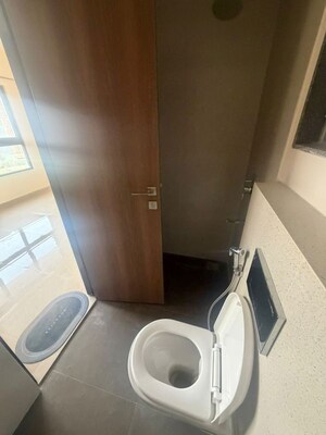 Bathroom in 2 BHK Apartment at Piramal Vaikunth A Class Homes, Balkum Pada – for Rent