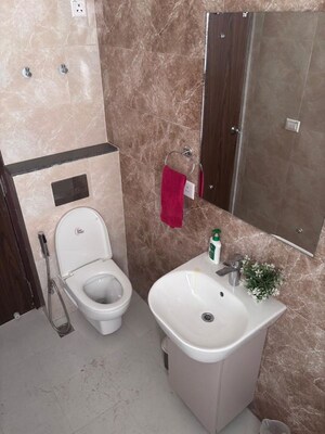 Bathroom in 3 BHK Apartment at Hero Homes Gurgaon, Sector 104 – for Rent