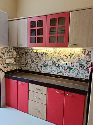 Kitchen in 2 BHK Apartment at Nirmal Lifestyle Amethyst, Mulund West – for Rent