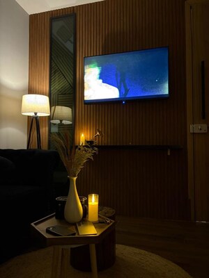 Living Room in 1 BHK Builder Floor at Saket – for Rent