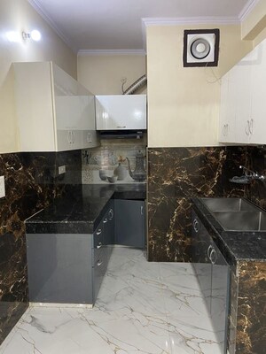 Kitchen in 2 BHK Builder Floor at Dharam Colony – for Rent