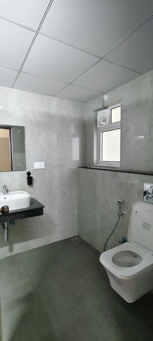 Bathroom in 3 BHK Apartment at Aurobindo The Regent, Kondapur – for Rent