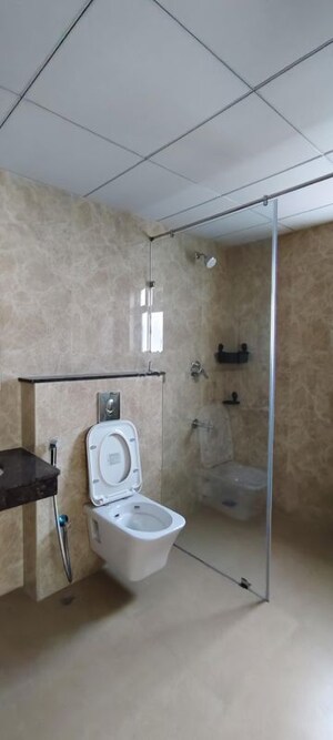 Bathroom in 3 BHK Apartment at Aurobindo The Regent, Kondapur – for Rent