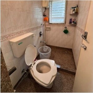 Bathroom in 2 BHK Apartment at Horizon View Apartment, Andheri West – for Rent