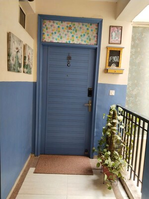 Balcony in 3 BHK Apartment at Dhakoli – for Rent