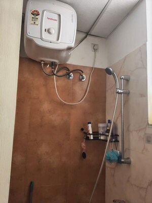 Bathroom in 3 BHK Apartment at Dhakoli – for Rent