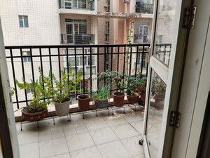 Balcony in 3 BHK Apartment at Dhakoli – for Rent