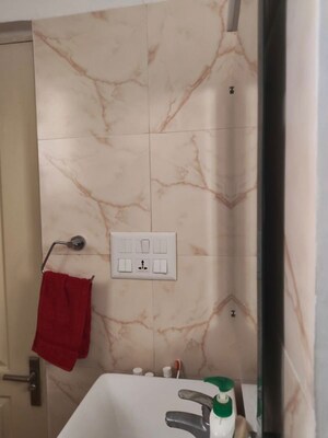 Bathroom in 3 BHK Apartment at Dhakoli – for Rent