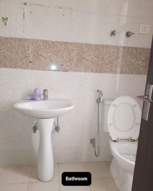 Bathroom in 3 BHK Apartment at Supertech Eco Village II, Sector 16b Greater Noida – for Rent