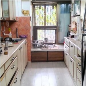 Kitchen in 3 BHK Apartment at Sanjeev Enclave, Andheri West – for Rent
