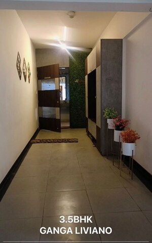 Building Lobby in 3.5 BHK Apartment at Goel Ganga Liviano, Kharadi – for Sale