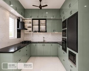 Kitchen in 3 BHK Apartment at Candeur Crescent, Serilingampally – for Rent