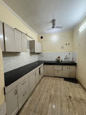 Kitchen in 2 BHK Builder Floor at Chattarpur – for Rent