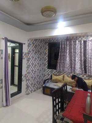Living Room in 1 BHK Apartment at Bhakti Society, Kalwa – for Rent