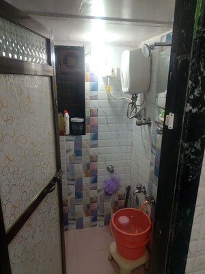 Bathroom in 1 BHK Apartment at Bhakti Society, Kalwa – for Rent