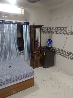 Living Room in 1 BHK Apartment at Bhakti Society, Kalwa – for Rent