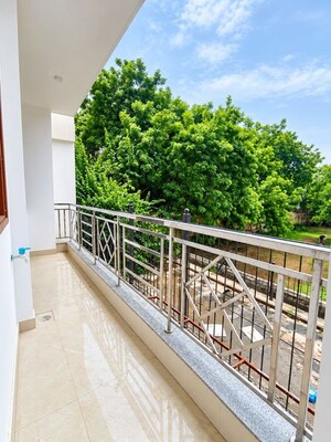 Balcony in 3 BHK Builder Floor at Chattarpur – for Rent