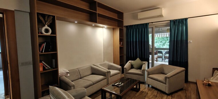 Living Room, mantri-lawns 4 Bedroom 2590 Sq.Ft. Apartment In Aundh Pune 10770874