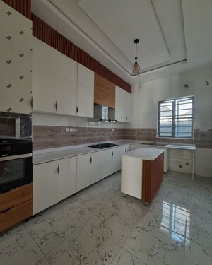 Kitchen in 3 BHK Apartment at Lodha The World Towers World One Tier 2, Worli – for Rent