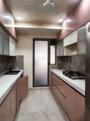 Kitchen in 3 BHK Apartment at The Park Residency Andheri, Andheri West – for Rent