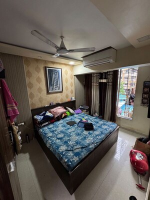 Bedroom in 2 BHK Apartment at Superior Micron Heights, Airoli Sector 7 – for Rent