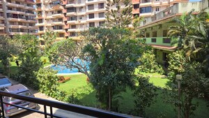 Balcony in 3 BHK Apartment at Dona Paula – for Rent
