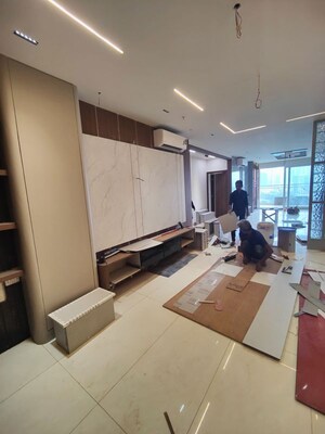 Living Room in 4 BHK Apartment at Prestige Beverly Hills, Kokapet – for Rent